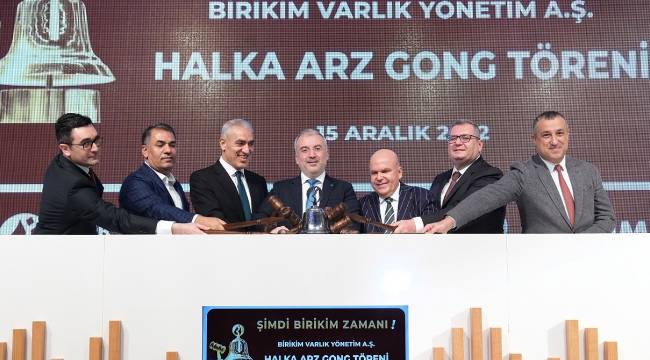 Borsa İstanbul'da gong Birikim Varlık için çaldı