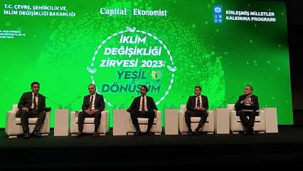 "İklim Değişikliği Zirvesi 2023: Yeşil Dönüşüm" İstanbul'da gerçekleştirildi