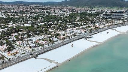 Çeşme'de şaşkına çeviren dolu fırtınasıyla ilgili açıklama