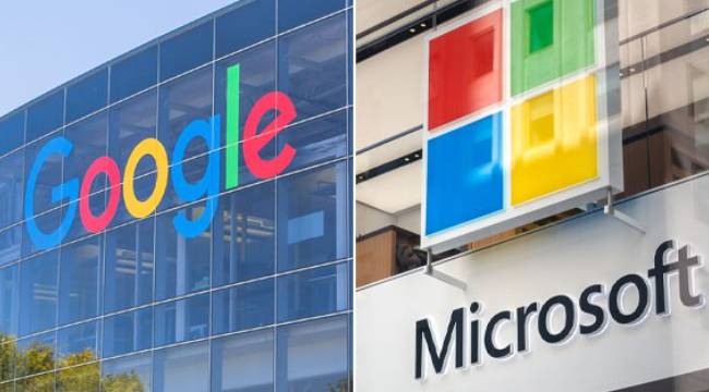 Microsoft ve Alphabet'in gelirleri arttı