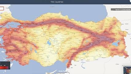 AFAD'ın adrese göre deprem tehlike haritası e-Devlet'te  