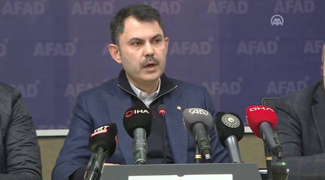 Bakan Kurum: Cumhuriyet tarihinin en büyük afet konut seferberliğini başlatacağız