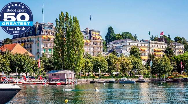  The Beau Rivage Palace, Lausanne, İsviçre