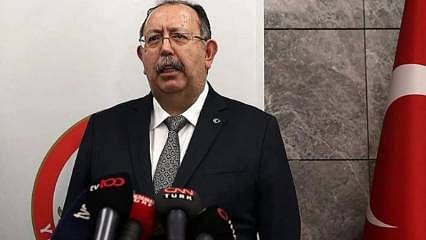 YSK Başkanı Yener'den açıklama 