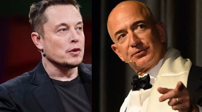 Elon Musk ve Bezos sonunda bir konuda hemfikir 