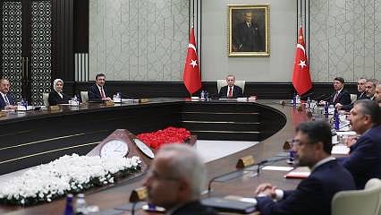 Yeni dönemin ilk Cumhurbaşkanlığı Kabinesi toplandı