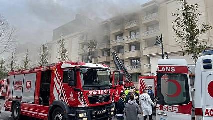 Çırağan Sarayı'nda yangın