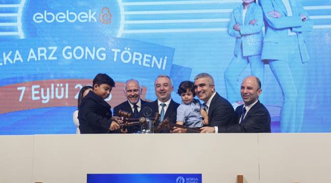 Borsa İstanbul’da gong 3,9 milyon talep gelen ebebek için çaldı