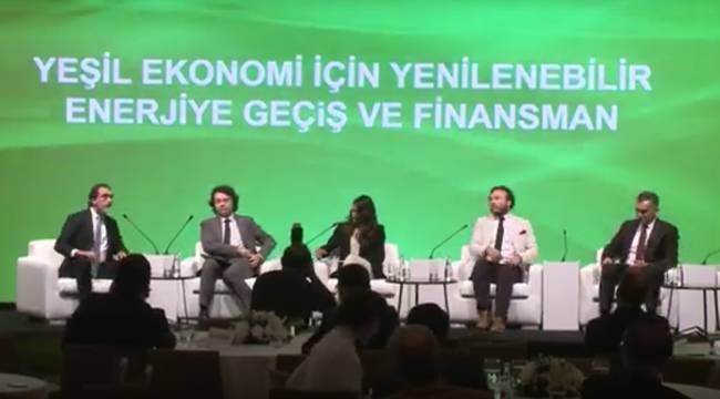  Yeşil ekonomi için yenilenebilir enerjiye geçiş ve finansman paneli 