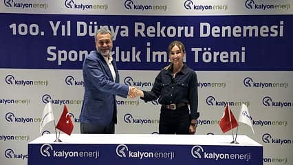 Şahika Ercümen’in  100. Yıl Cumhuriyet Dalışı'na sponsor oldu
